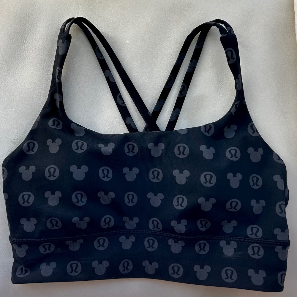 Lululemon x Disney Energy Longline Bra size 8
